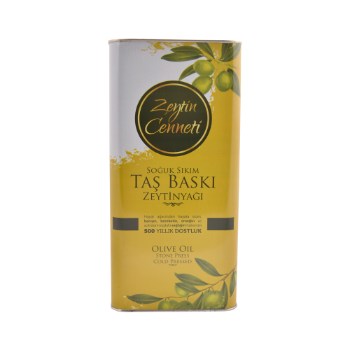 TAŞ BASKI ZEYTİNYAĞI 5 LT. TENEKE 2024/2025